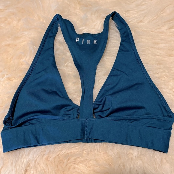 PINK Ultimate Dark Turquoise Sports Bra - Picture 2 of 3